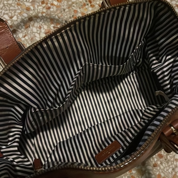 KATE SPADE Brown Leather Crossbody Convertible Handbag - Picture 7 of 11